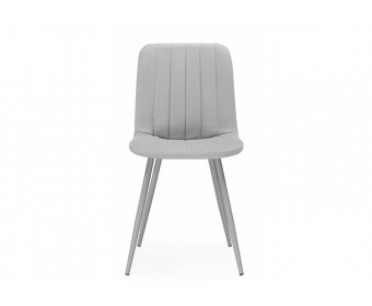 Стул на металлокаркасе Дани светло-серый (zd 960) / серый
