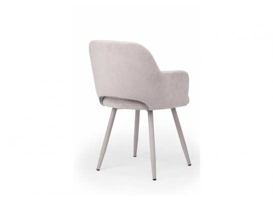 Стул на металлокаркасе Эолин светло-серый (glory 36) / серый в Набережных Челнах