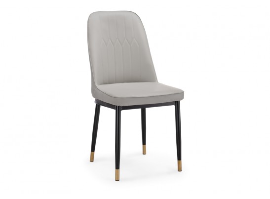 Стул на металлокаркасе Flor light gray / black в Набережных Челнах