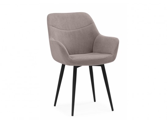 Стул на металлокаркасе Флюид латте (zd (290) / черный в Набережных Челнах