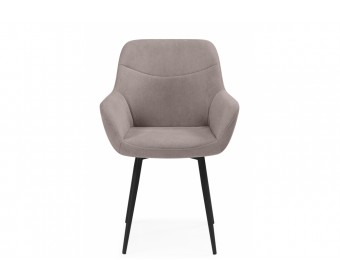 Стул на металлокаркасе Флюид латте (zd (290) / черный