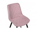 Стул на металлокаркасе Fox black / light purple в Набережных Челнах