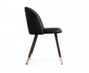 Стул на металлокаркасе Gabi black / black / gold в Набережных Челнах