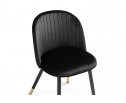 Стул на металлокаркасе Gabi black / black / gold в Набережных Челнах