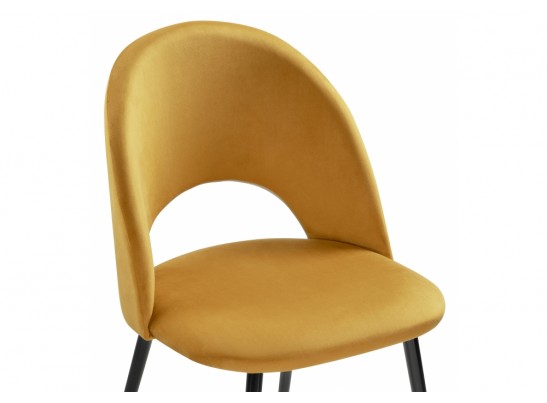 Стул на металлокаркасе Ирре confetti chai tea / черный глянец в Набережных Челнах