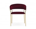 Стул на металлокаркасе Kamelia 1 wine red / gold в Набережных Челнах