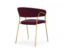 Стул на металлокаркасе Kamelia 1 wine red / gold в Набережных Челнах
