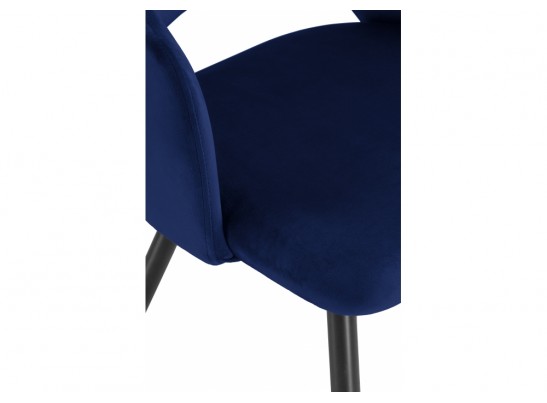 Стул на металлокаркасе Konor dark blue / black в Набережных Челнах