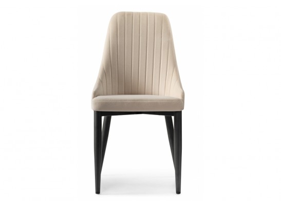 Стул на металлокаркасе Kora beige / black в Набережных Челнах