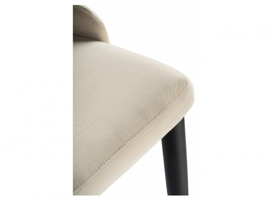 Стул на металлокаркасе Kora beige / black в Набережных Челнах