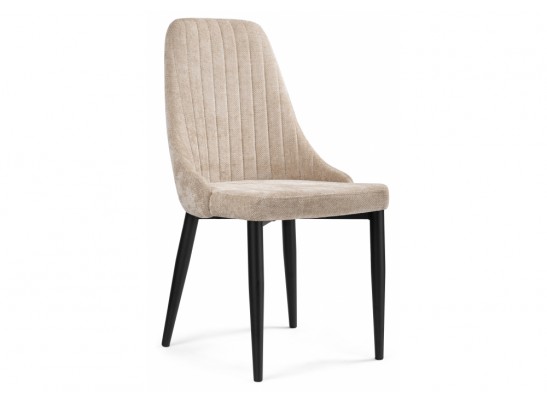 Стул на металлокаркасе Kora black / beige в Набережных Челнах