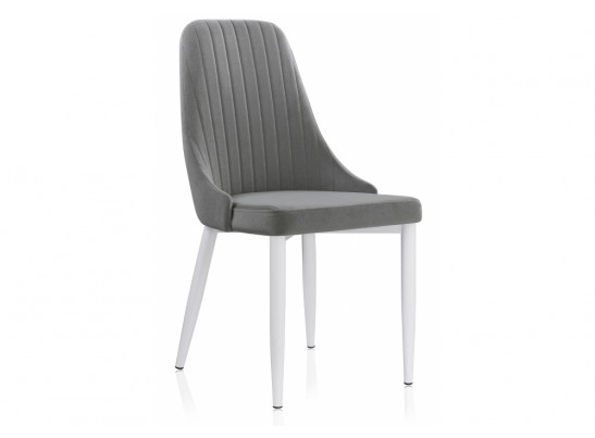 Стул на металлокаркасе Kora gray new / white в Набережных Челнах