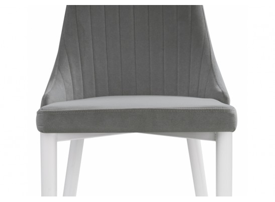 Стул на металлокаркасе Kora gray new / white в Набережных Челнах