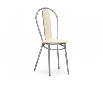 Стул на металлокаркасе Lamniel ваниль в крапинку / светлый мусс