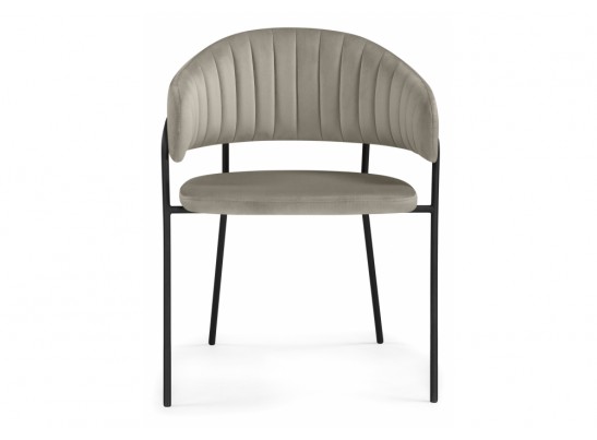 Стул на металлокаркасе Лукас бежевый / черный каркас в Набережных Челнах