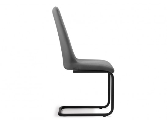 Стул на металлокаркасе Лулла серый / черный каркас в Набережных Челнах