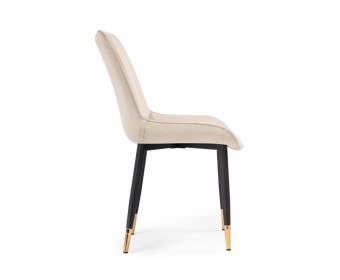 Стул на металлокаркасе Seda 1 beige / gold / black