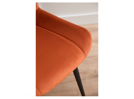 Стул на металлокаркасе Седа терракотовый (zd 432) / черный в Набережных Челнах