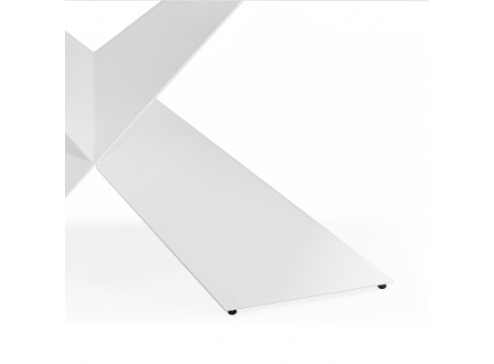 Стеклянный стол Хорсборо 140(200)х80х79 обсидиан / черный в Набережных Челнах