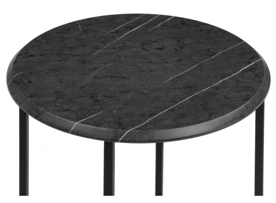 Журнальный столик Грейс мрамор черный / черный в Набережных Челнах