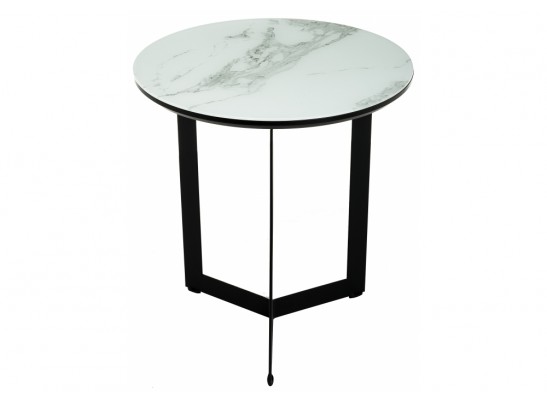 Журнальный столик Роб D-450 45х50 мрамор белый в Набережных Челнах