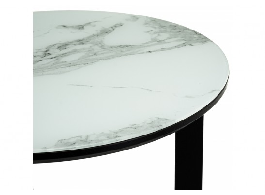 Журнальный столик Роб D-450 45х50 мрамор белый в Набережных Челнах