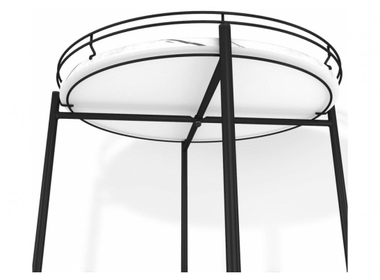 Журнальный столик Sheffilton SHT-CT20 белый мрамор / черный муар в Набережных Челнах