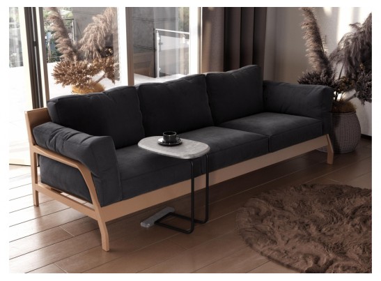 Приставной столик SHT-CT23 мокрый асфальт / черный муар в Набережных Челнах