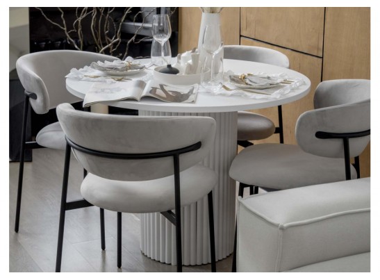 Стол Барел 100 белый / белый в Набережных Челнах