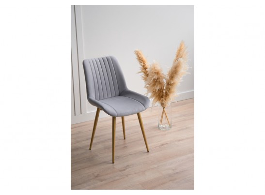 Стул на металлокаркасе Седа 360 светло-серый (zd 960) / золотой в Набережных Челнах