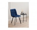 Стул на металлокаркасе Чилли синий / черный в Набережных Челнах