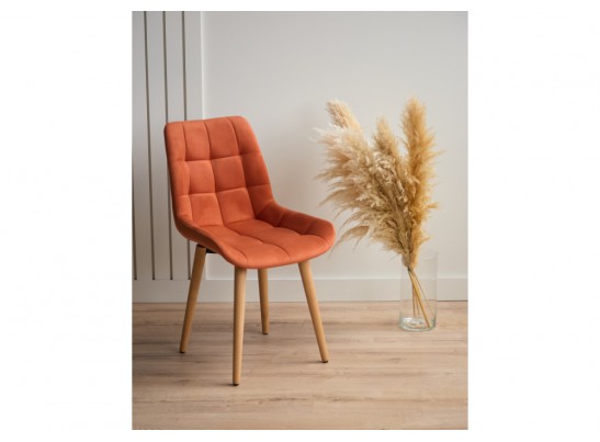 Деревянный стул Челси 360 терракотовый (zd 432) / светлое дерево в Набережных Челнах