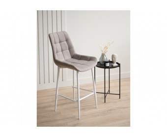 Полубарный стул Челси латте (zd 290) / белый