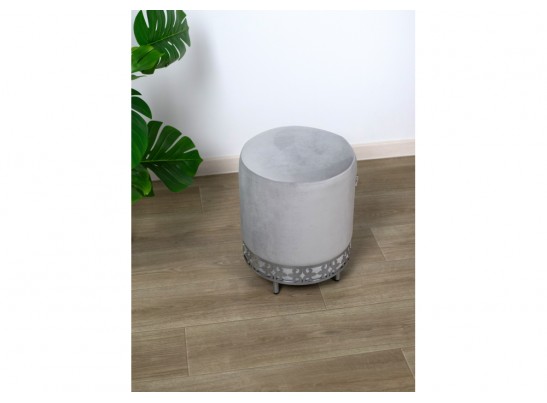 Банкетка Sheffilton SHT-B20-1 Серое облако/хром лак в Набережных Челнах