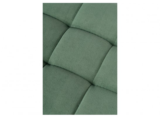 Барный стул Лофт микровелюр катания изумруд / черный матовый