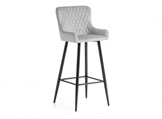 Барный стул Mint light gray / black в Набережных Челнах