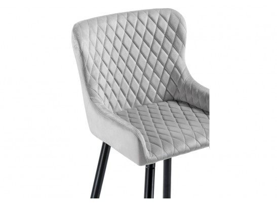 Барный стул Mint light gray / black в Набережных Челнах