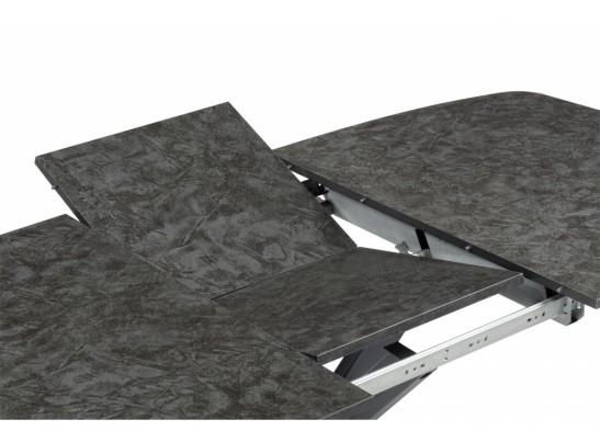 Деревянный стол Кортез 116(160)x77 раздвижной малави / серый