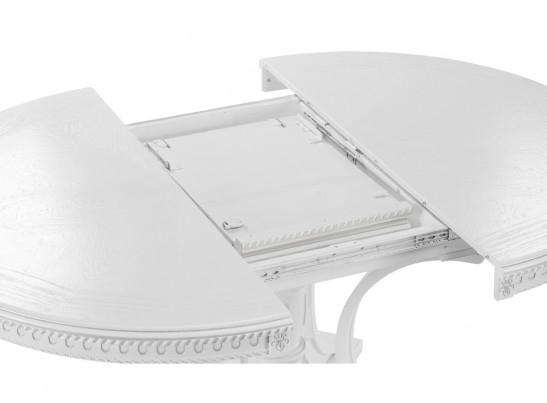 Деревянный стол Нозеан белый / серебро в Набережных Челнах