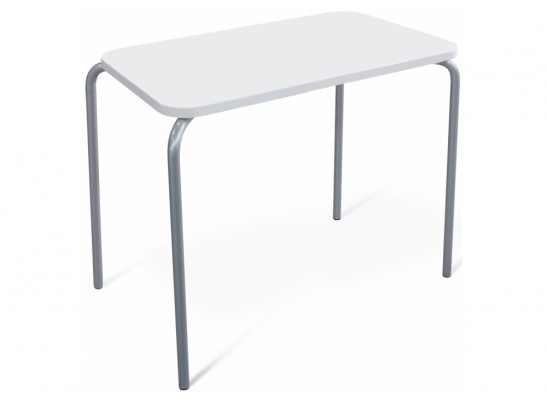 Деревянный стол SHT-T35 70/50 белый матовый / хром лак в Набережных Челнах