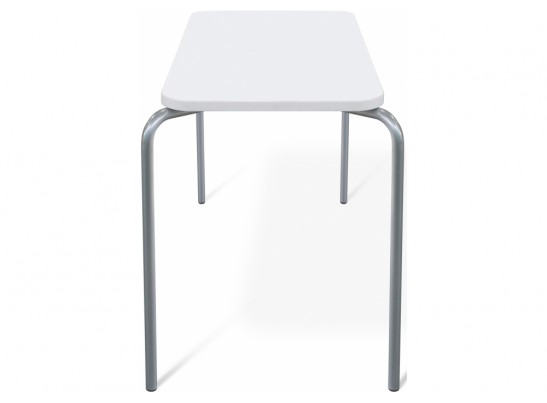 Деревянный стол SHT-T35 70/50 белый матовый / хром лак в Набережных Челнах