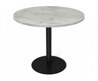 Деревянный стол SHT-TU43/TT 80 МДФ черный муар / бетон светлый