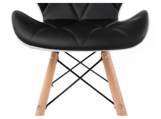 Деревянный стул PC-027 black / white в Набережных Челнах