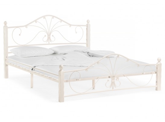 Двуспальная кровать Мэри 1 160х200 белая в Набережных Челнах