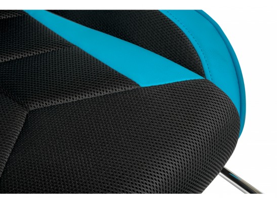 Компьютерное кресло Kano черное / голубое в Набережных Челнах