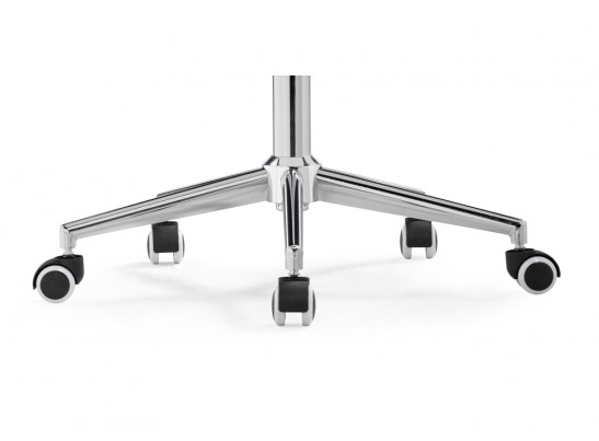 Компьютерное кресло Квадро экокожа чёрная / хром в Набережных Челнах