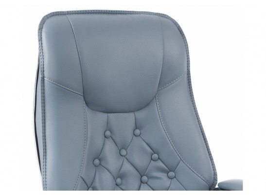 Компьютерное кресло Twinter серо-голубое в Набережных Челнах