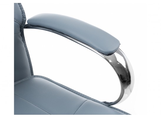 Компьютерное кресло Twinter серо-голубое в Набережных Челнах