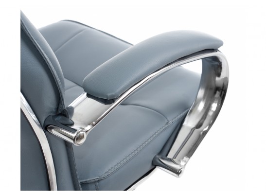 Компьютерное кресло Twinter серо-голубое в Набережных Челнах