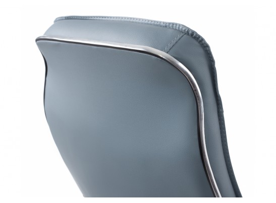 Компьютерное кресло Twinter серо-голубое в Набережных Челнах